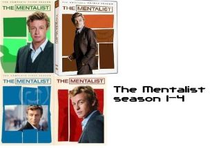 The Mentalist DVD Complete Seasons 1 4 Brand New Factory SEALED Free 