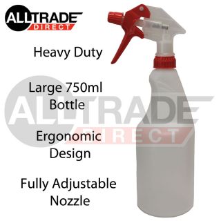 Heavy Duty 750ml Adjustable Empty Trigger Sprayer Plastic Spray 