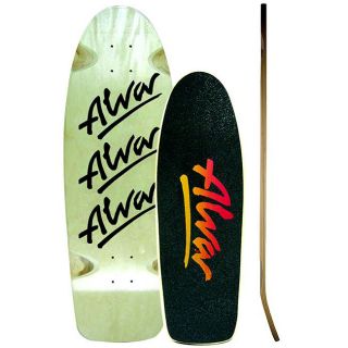   Alva skateboards classic tri logo Alva skate deck. 7 Ply, with ALVA