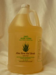 Aloe Vera Gel Drink 128 oz Whole Leaf Inner Fillet