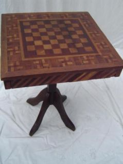 American Folk Art Gameboard Table with Swastikas