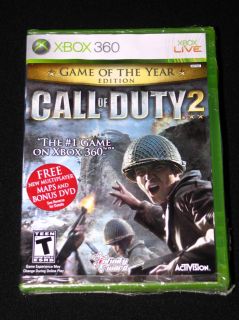 New Call of Duty 2 Game of The Year Edition Xbox 360 GOTY Fast 