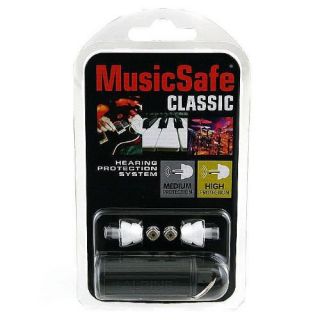 New Alpine Hearing Protection Musicsafe Classic Earplugs for Musicians 