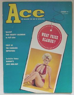 Ace Magazine 1960 Terry Higgins Dane Arden Brigitte Bardot Shirley 