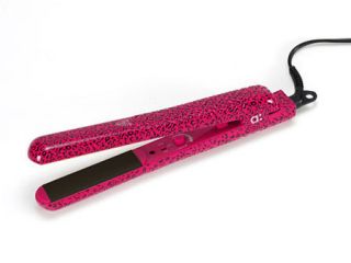 Amika Ceramic Styler Hair Straightener Pink Cheetah