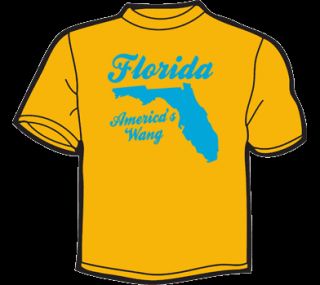 Florida Americas Wang T Shirt Mens Funny Vintage 80s
