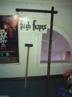Sledgehammer from The Amityville Horror house Haunted piece 