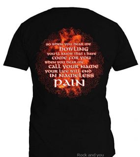 Amon Amarth Battle Fenriz Metal Rock Dbl Printed T Shirt L XL 2XL 