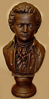 Bust of Mozart Music Antique Amadeus Composer 17065
