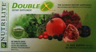 Amway Nutrilite Double x Multivitamin 31 Day Supply w Case Exp 04 2014 