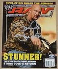WWE WWF Triple H Autographed Signed Magazine JSA Proof