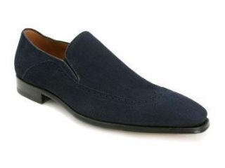 Mezlan Mens Amarone II Blue Suede Slip on Shoe 5100 1