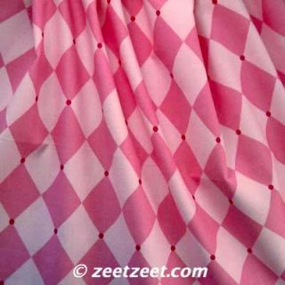 Michael Miller Jester Petal Harlequin Pink Fabric Yd
