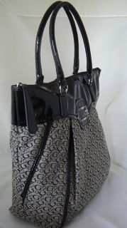 Nwt $118 Authentic GUESS Womens Purse Handbag Large Tote Gitana Black