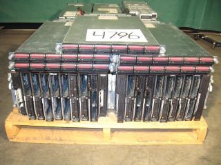 Lot of 35 blade servers BL25p 2x AMD Opteron Dual core 285 2 6ghz Quad 
