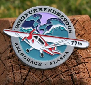 2012 FUR RENDEZVOUS RONDY PIN ANCHORAGE ALASKA #2