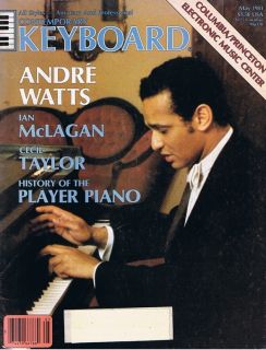 Keyboard Magazine 1981 Andre Watts Cecil Taylor Korg CX 3 ES 50 Rhodes 