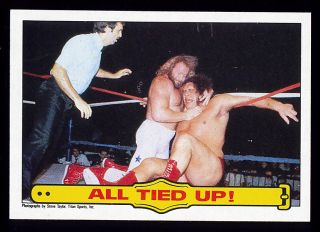 1985 Topps WWF Wrestling Andre The Giant 27 Big John Studd