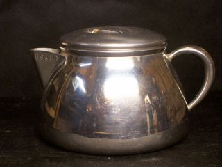Vintage Polar Allegheny Metal Ware Usamd Teapot s Steel