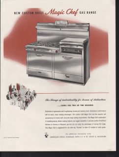 1948 Magic Chef Gas Range Cook Appliance Kitchen Food
