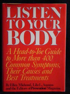 Listen to Your Body Ellen Michaud Lila Anastas Book