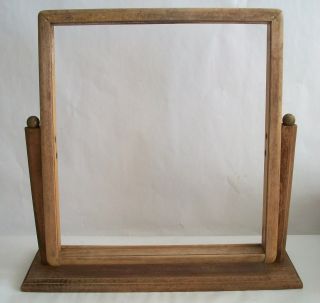 Vintage Fountain Pen Display Case Wood Frame Writing Instrument 