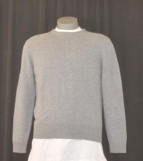 Hardy Amies Size Large Grey Wool Sweater