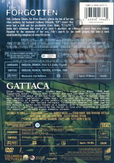 The Forgotten Gattaca Sci Fi Double Feature New DVD