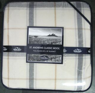 description brand berkshire color ivory plaid as shown size queen 90 x 