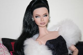 Poppy Parker OOAK Doll Angelina Jolie Repaint Lisa Ramsammy Fashion 