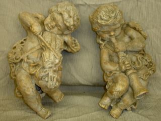 Angels Cherubs with Wings Wall Plaque Home Decor Sconce