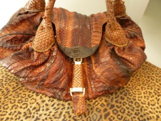 Fendi Custom Design Limited Edition Anaconda Python Handbag