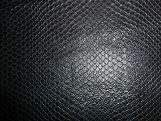 Black Anaconda Snake Cowhide Leather Hide 1 Sq ft 12X12