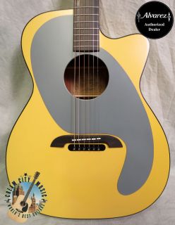 Alvarez Yairi ADY1 Ani DiFranco Signature Model Acoustic Guitar Yellow 