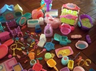   Littlest Pet Shop LPS lot 12 animals playsets furniture x rays pieces