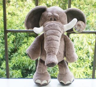 Lovely NICI Grey Elephant Stuffed Animals 25cm New