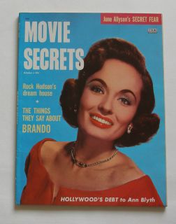 Movie Secrets 1955 Sterling Magazine Ann Blyth Brando Rory Calhoun 
