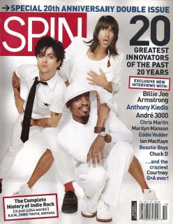   Joe Armstrong Anthony Kiedis Andre 3000 Beastie Boys October 2005 Spin