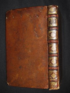 1698 Antique French Book ~ NOSTRADAMUS Propheties RARE Lyon 1698