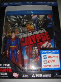 SUPERMAN/BATMAN: APOCALYPSE W/FIGURE (Blu ray+DVD+Digital Copy)