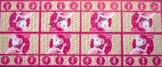 New Angelina Ballerina Plastic Table Cover Ballet Party