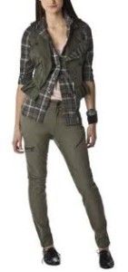 william rast for target green skinny cargo pants nwt