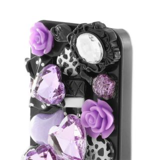 New Anna Sui 3D Fairy Tale Hard Shell Case for iPhone 4 4S Purple 