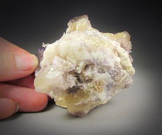 Calcite on Fluorite Crystals Annabel Lee Mine Illinois