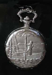 Pocket Watch Silver Geese by LJ Classique Brand New