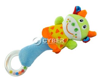 Lovely Soft Hand bells Animal Model Long Handbell Developmental Toy