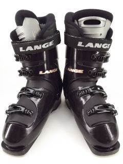   Boot Black Plastic Lange Anthea 25 5 9 M Winter Sport Racing