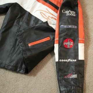 NASCAR The Home Depot Tony Stewart Racing Leather Jacket Near Mint #20 