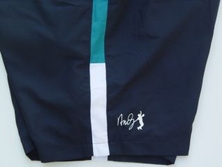 Lacoste Andy Roddick Black Tennis Shorts 8 XXL Athletic $85