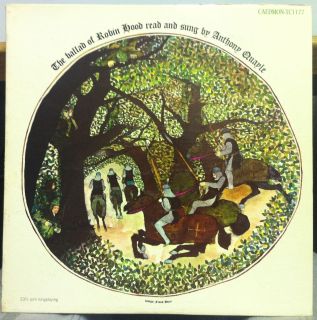 Anthony Quayle The Ballad of Robin Hood LP Mint TC 1177 Vinyl 1963 